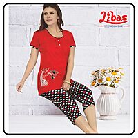 Cotton capri night suit online